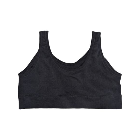 Torrid Lingerie BUNDLE Sports Bra High Rise Short Panty Microfiber Black 1X Top - Picture 3 of 10